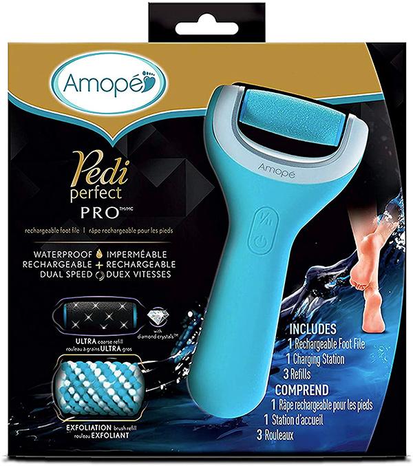 Amopé Pedi Perfect Wet & Dry Rechargeable Foot File
