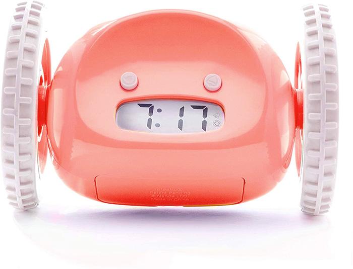 Run Away Alarm Clock On Wheels