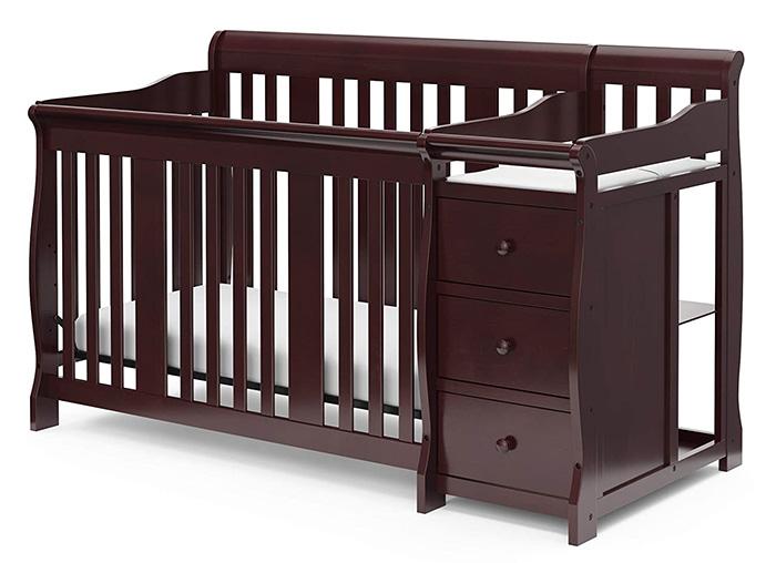 Storkcraft 4-in-1 Convertible Crib and Changer